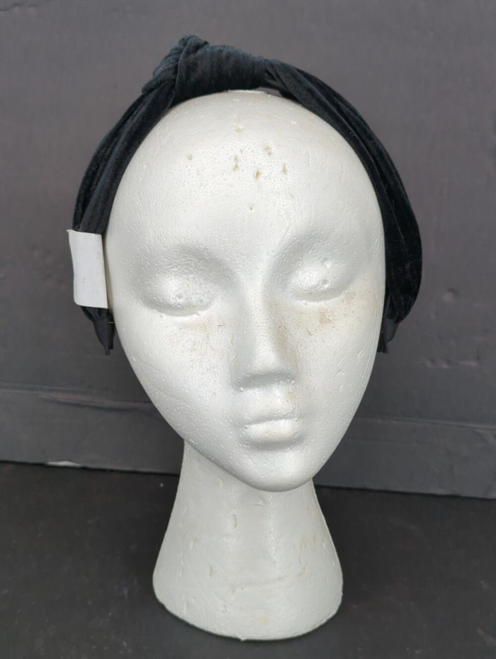 Black Velour Velvet Top Knot Headband Wide Band Hair Accessory Nordstroms